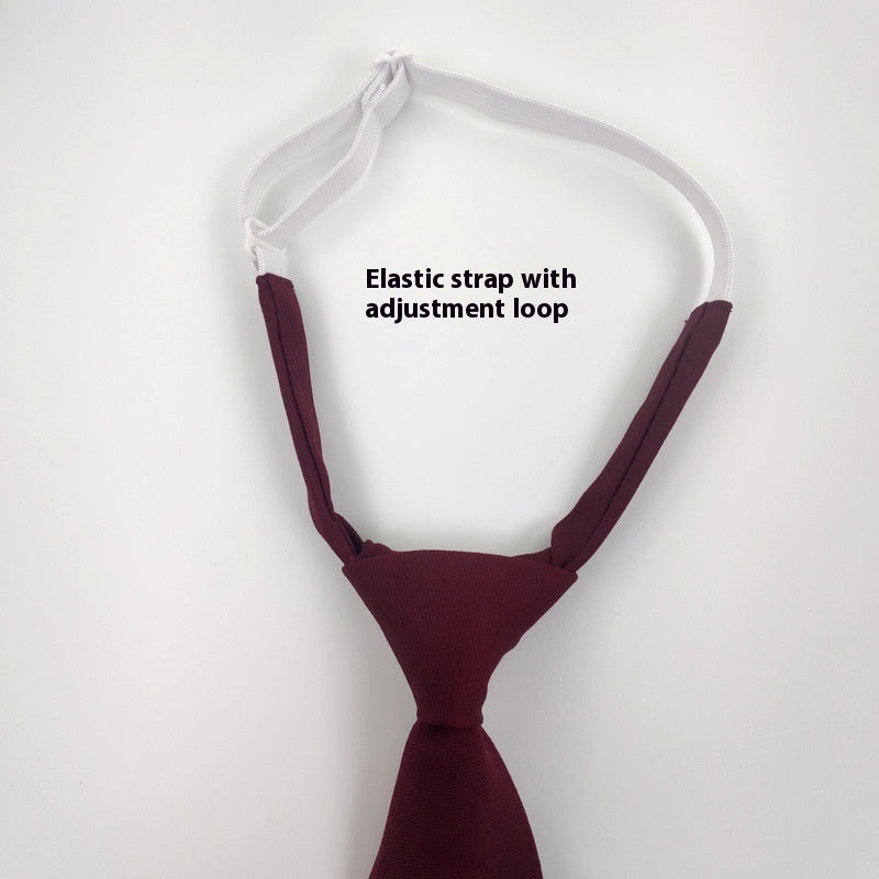 Solid Color Navy Blue Tie Men's Tie