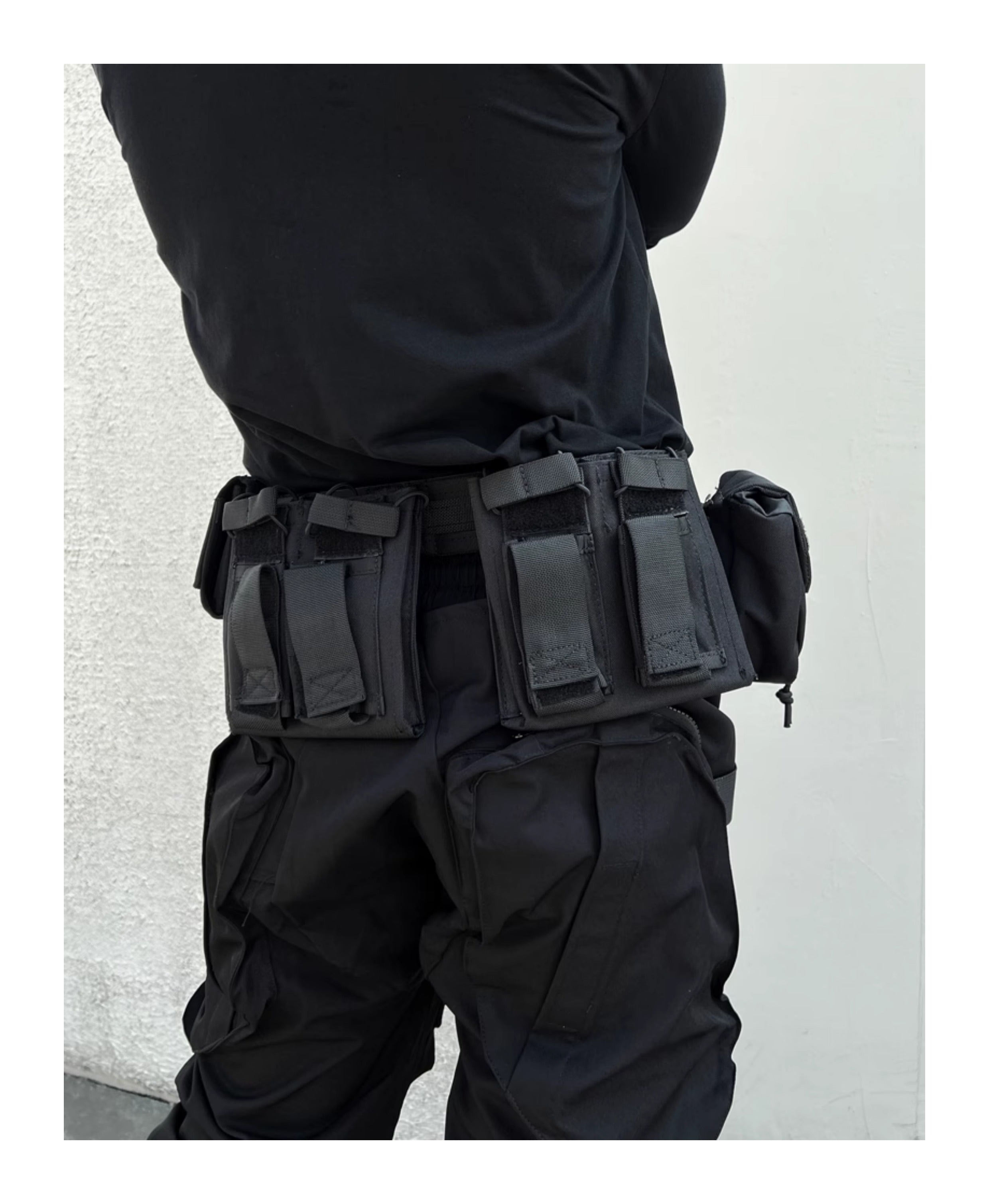 High Street Function Detachable Multifunctional Tactical Belt Waist Bag Suit