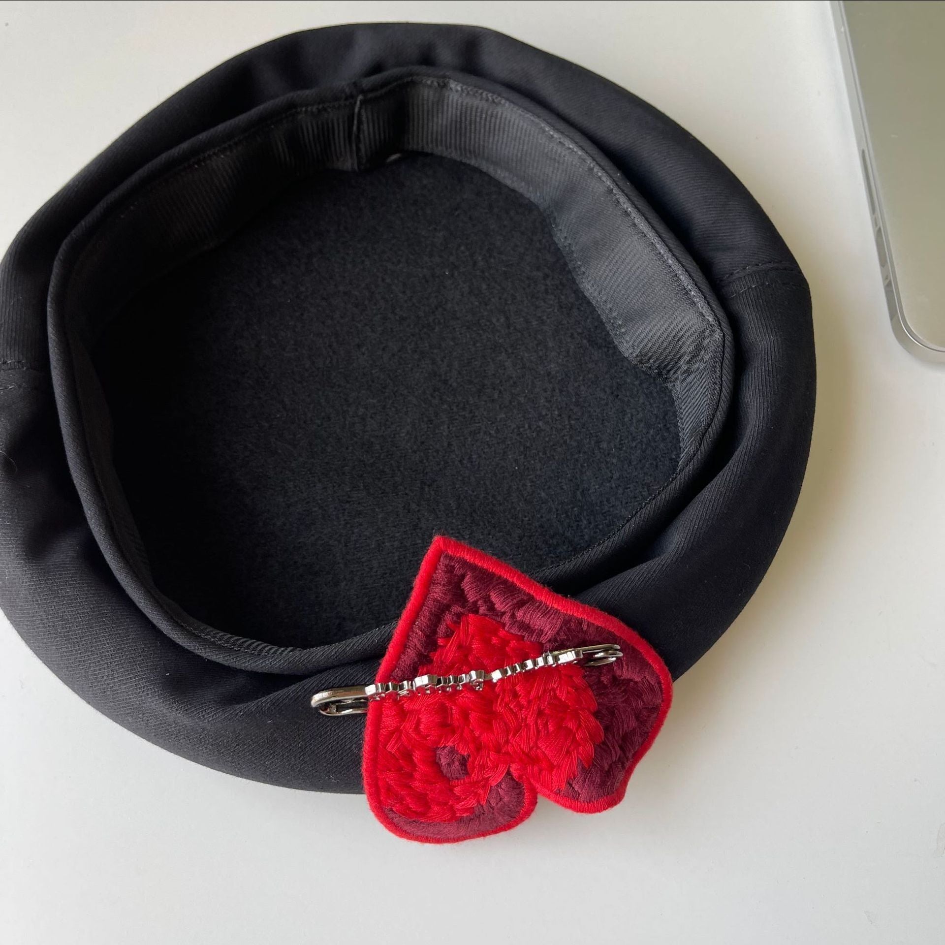 Retro Love Beret Children's Summer Thin Niche Street Fashion