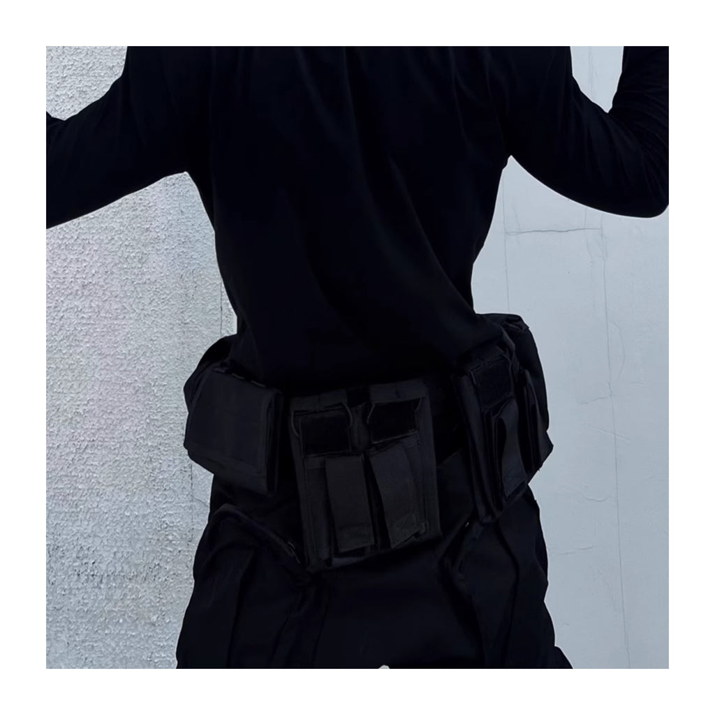 High Street Function Detachable Multifunctional Tactical Belt Waist Bag Suit