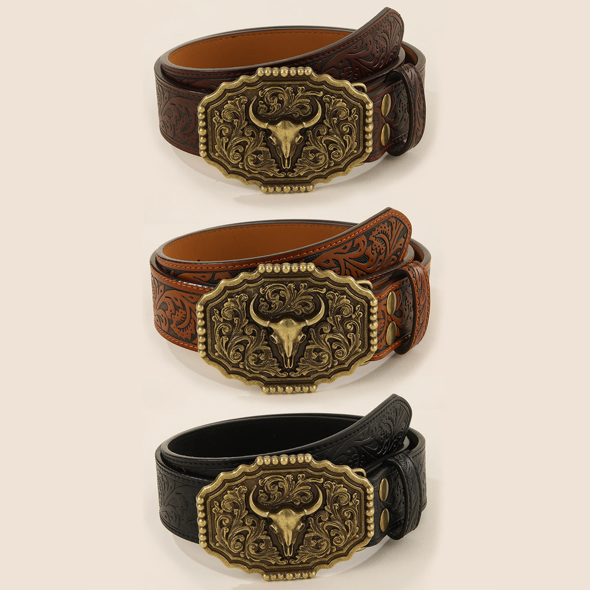 Fashion Personality Western Denim Style Belt